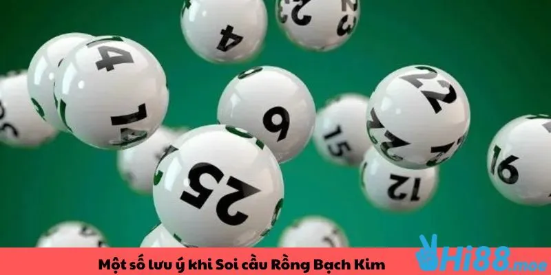 Hội viên Hi88 cần lưu ý một số điều khi soi cầu Rồng Bạch Kim